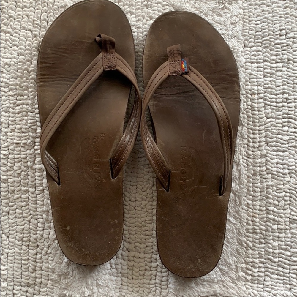 Vintage Rainbow Sandals  🌈